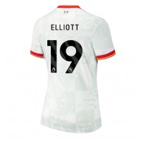 Camiseta Liverpool Harvey Elliott #19 Tercera Equipación Replica 2024-25 para mujer mangas cortas